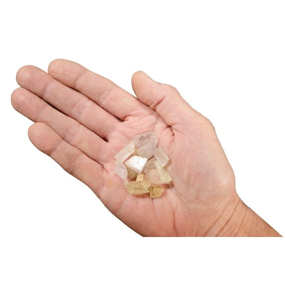 Kidz Rocks Kunzite 3/4" 7-10 Pieces 1 oz Raw Rock Mineral Specimen Aqua Healing Stone