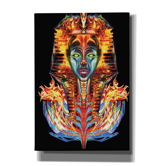 Epic Graffiti 'Imortal Pharoah' by Michael Stewart, Canvas Wall Art, 18"x26"