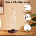 thumbnail image 3 of Incense Holder for Sticks,10Inch Anti Ash Flying Incense Holder with Removable Ash Catcher, Upside D, 3 of 5