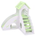 thumbnail image 1 of Miangastore Hamster Hideout House Light Green PVC 1 Set 6.48X6.48X6.68in, 1 of 9