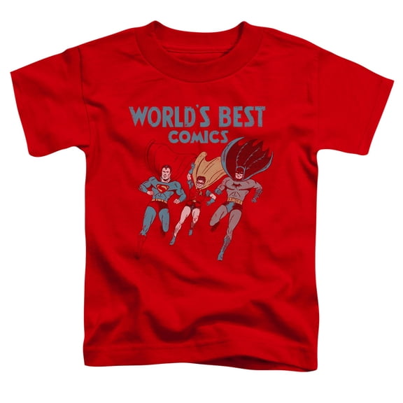 Jla - Worlds Best - Toddler Short Sleeve Shirt - 4T