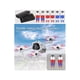 thumbnail image 4 of Piezas para hélice Yashi Air 3 8747F silenciosa reducción de ruido multifuncional portátil liberación rápida rojo y blanco, 4 of 5