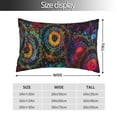 thumbnail image 4 of Disketp Pillow Covers Mandala Colorful Pattern Throw Pillow Case Cushion Covers,Cushion For Bedroom,Couch,Home-16"X24", 4 of 9