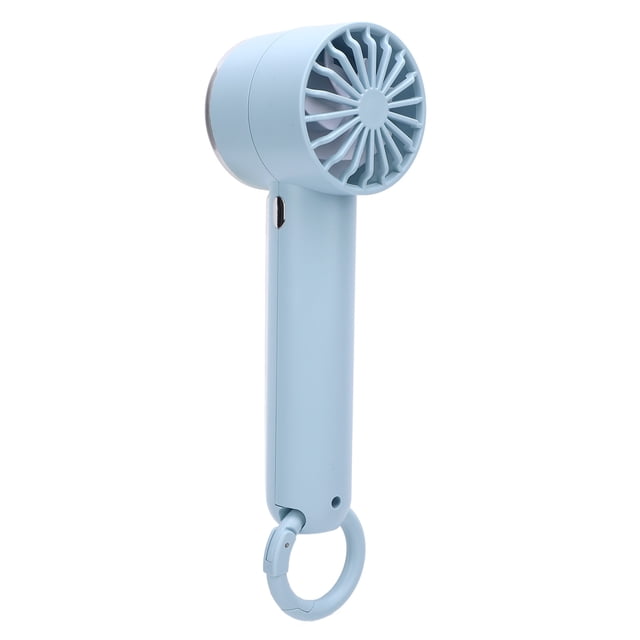 Ventilador Portátil Portátil, 5 Velocidades Ventilador Ajustable USB Mini De Enfriamiento Recargable De Batería De 2000 MAh Con Gancho Para Viajar Al Aire