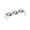 A001- Beige, variant on Elevated Dog Bowls for Small Dogs | Raised Dog Bowls Stand | Food and Water Bowls for Dogs and Cats | Beige Foldable 3 Bowl Set