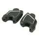 thumbnail image 5 of Elevadores de manillar de aleación de aluminio CNC de repuesto para Benelli TRK502X 502C TNT250 TNT300, color negro con franja blanca., 5 of 14