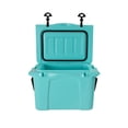 thumbnail image 6 of GDF Studio 25QT Portable Hard Cooler with Bottle Opener, Cup Holder and Forming Ruler, Turquoise, 6 of 8