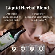 Floradix Gallexier Herbal Bitters - Digestive Support Supplement with Artichoke, Dandelion, Turmeric, Ginger & More - Liquid Formula - Easily Absorbed - Vegan, Non-GMO - 8.5 fl oz