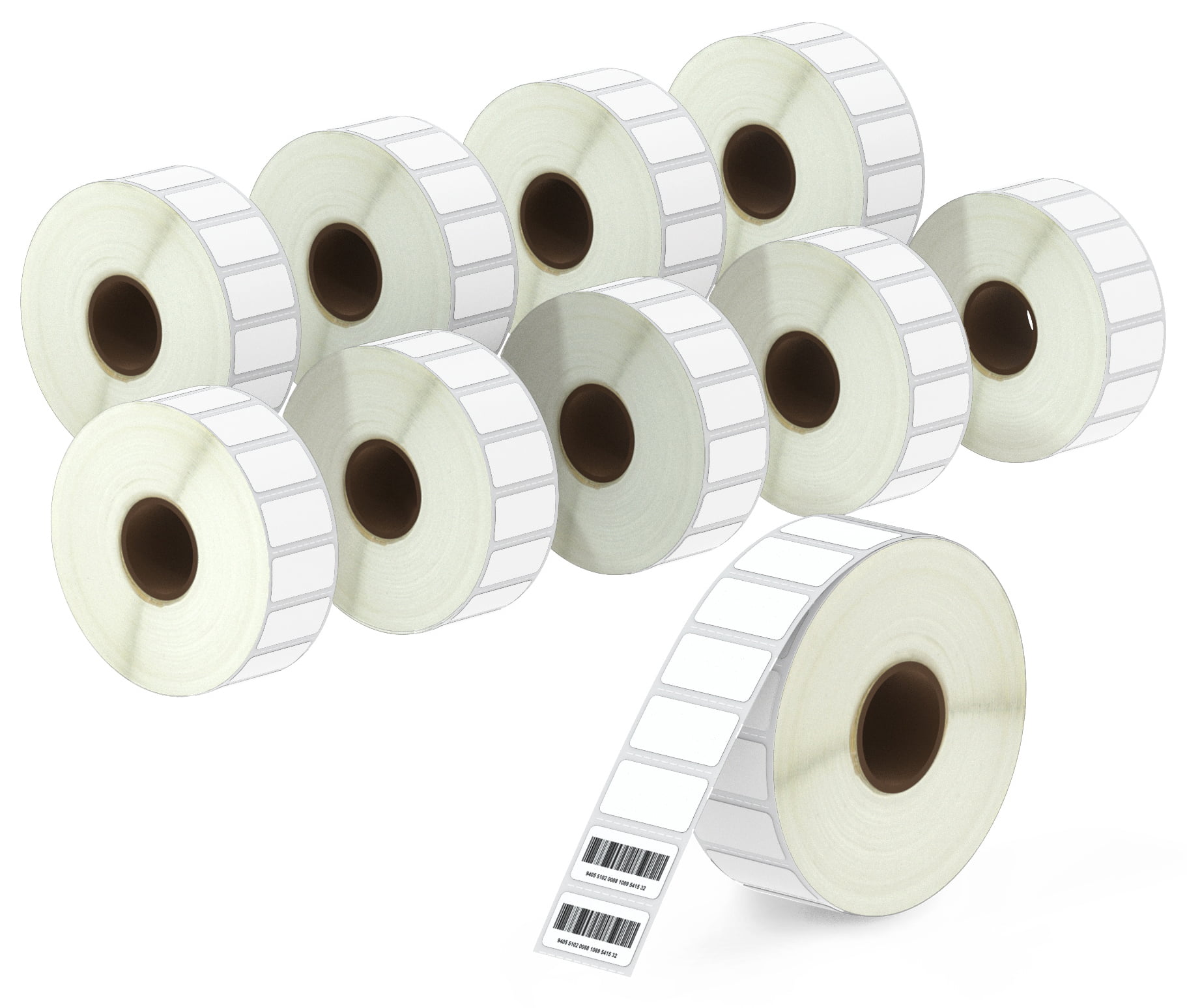 ,Premium Adhesive & Perforated 10 Rolls, 2500 Labels not for dymo 4XL BETCKEY 4 x 6 Blank Shipping Labels Compatible with Zebra & Rollo Label Printer 