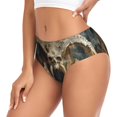 thumbnail image 2 of Balery Ancient Skull Cave Landscape Ropa Interior de Algodón para Mujer con Dibujo – Braguitas Cómodas y Elásticas, Estilo Clásico-Small, 2 of 6