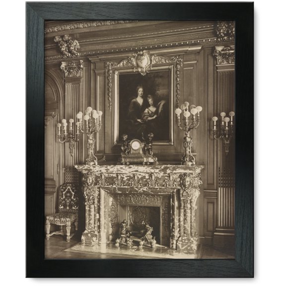 Framed Print: Mary Scott Townsend House, Washington, D.C. Dining Room Fireplace