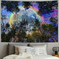 thumbnail image 2 of PRATYUS Trippy Tapestry For Bedroom Tapestry Trippy Moon For Women Home Decor Psychedelic Sky Tapestry Ceiling Tapestry For Dorm Room For Teen Girls Boys Trippy Forest Room Decor  40x60inch, 2 of 6