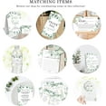 thumbnail image 5 of 50 Eucalyptus Double Sided Recipe Cards for Wedding, Greenery Response Cards, Reply Cards Perfect for Bridal Shower, Rehearsal Dinner, Engagement Party, Baby Shower or any Special Occasion, 5 of 5