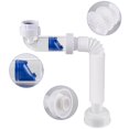 thumbnail image 4 of Wash basin side drain plastic pipe bathtub dual use drain pipe A, 4 of 9