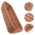 thumbnail image 4 of Woven Desktop Basket Sundry Organizer Basket Imitation Rattan Storage Basket for Cutlery, 4 of 7