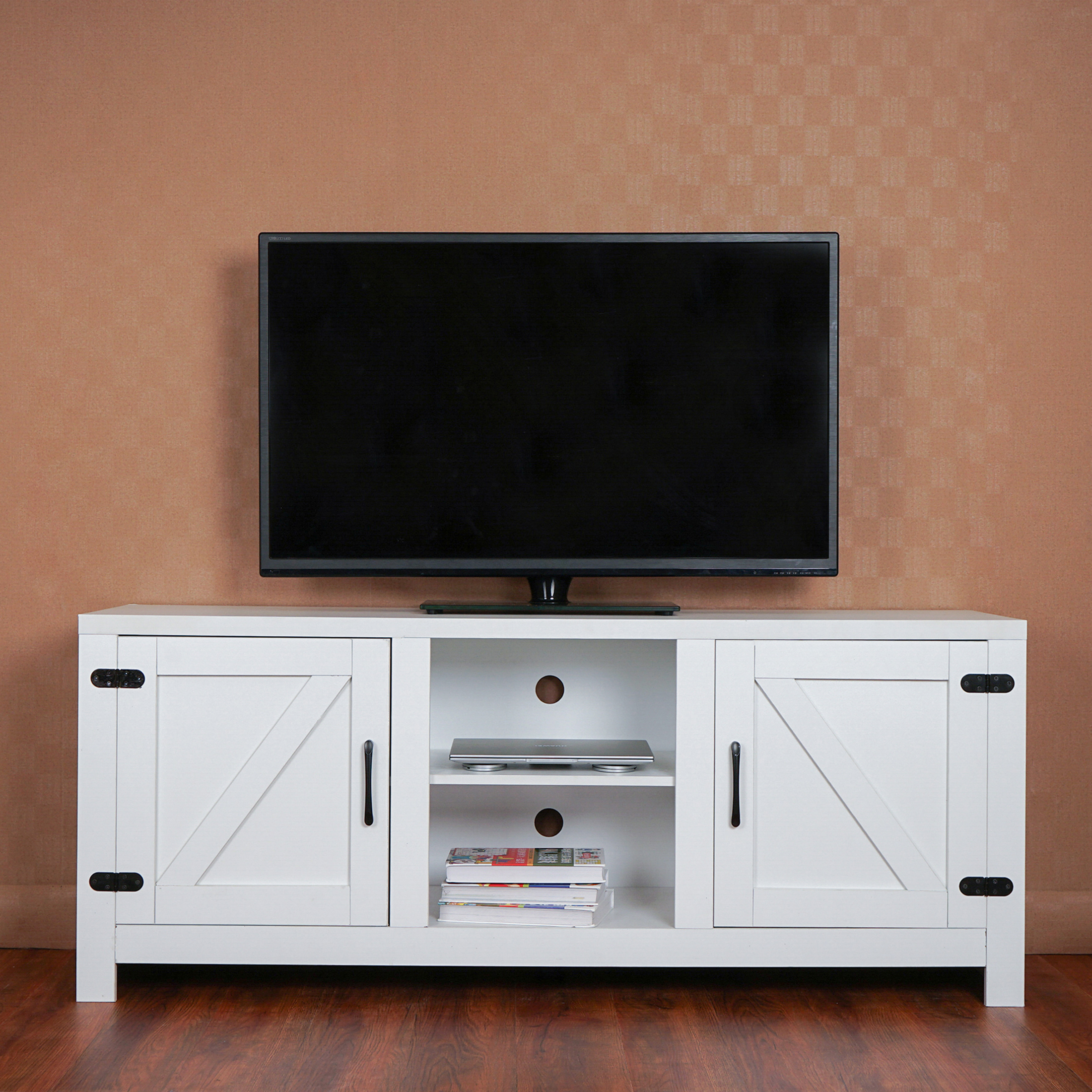 Homefor TV Stand for 65 Inch TV, Modern TV Living Room Corner