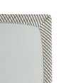 thumbnail image 2 of Ambesonne Retro Fitted Sheet, Narrow Stripes Geometric, Twin XL Size, Cocoa White, 2 of 2