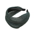 thumbnail image 4 of Unique Bargains 1 Pc Headband Shiny Silk Lace Hair Accessories for Women Navy Blue, 4 of 5