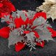 thumbnail image 3 of Flores artificiales de Pascua Decoraciones para coronas navideñas Purpurina Artificial Pascua Navidad, 3 of 5