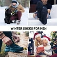 thumbnail image 3 of SUGARMOM 5 Pairs Cotton Socks for Men  Thick Winter  Hiking Socks  Warm Breathable Crew Mens Socks (onesize for all), 3 of 6