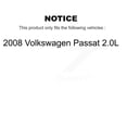 thumbnail image 2 of Transit Auto Rear Disc Brake Caliper Rotors and Ceramic Pads Kit for Car 2008 Volkswagen Passat 2.0L KC8-100179T, 2 of 11