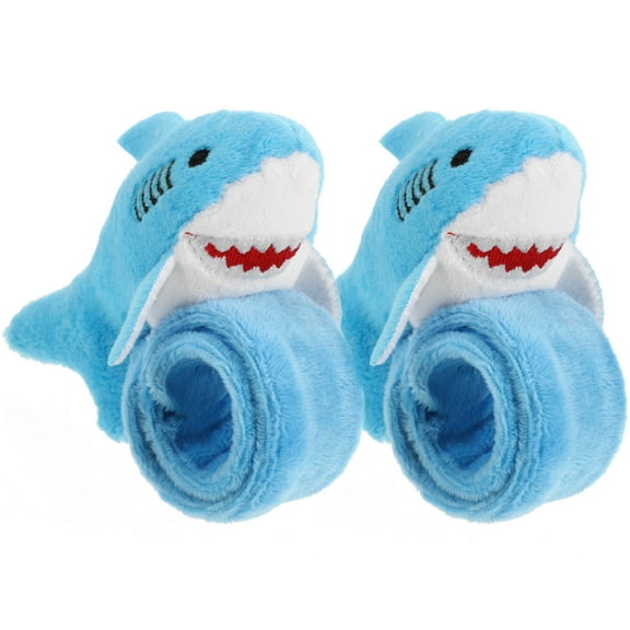 2 Pcs Stuffed Shark Kids Party Favors Baby 23.00X6.00X6.00CM Blue