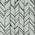 thumbnail image 3 of Split P Black and White Herringbone Table Runner 72"L, 3 of 4
