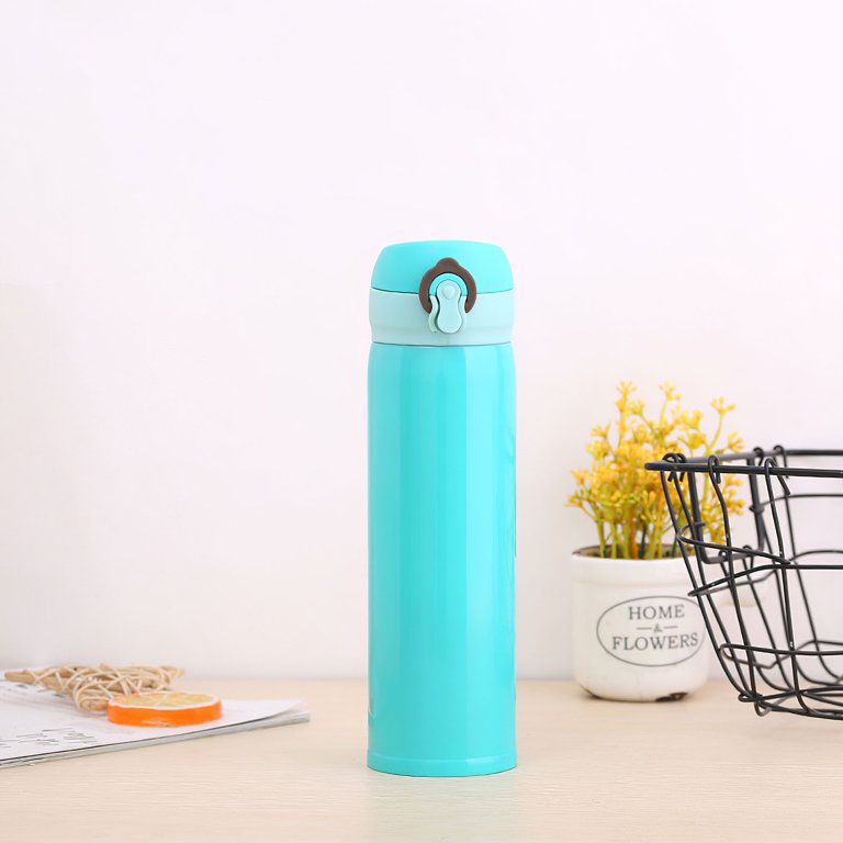 17oz Thermal Bottle Stainless Steel Vacuum Insulated Cup Travel Mug Office Coffee Tea Keep Warm Water Bottle Cups, Size: 6.5, Pink