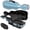 Blue, variant on MI&VI NP-7016 Light Hard Shell Violin Case for (Full Sized) 4/4 Violins with Adjustable Straps | Water Resistant | Travel Backpack | Poly Carbon Fiber Shaped Violin Case (Blue)