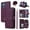 Deep Purple, variant on Furiet Argyle Wallet Case for Motorola Moto G Power 5G 2025 with Wrist/Shoulder Strap, Card Slots Zipper Purse Luxury PU Leather Stand Checkered Cell Phone Cover for XT2515-1 Women Girls Rose Gold