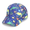 thumbnail image 7 of Karoyedx Baseball Caps for Boys Toddler Baseball Cap UV Protection Outdoor Adjustable Dinosaur Hat for Kids Boys Girls Yellow Size,2-6 Years, 7 of 7