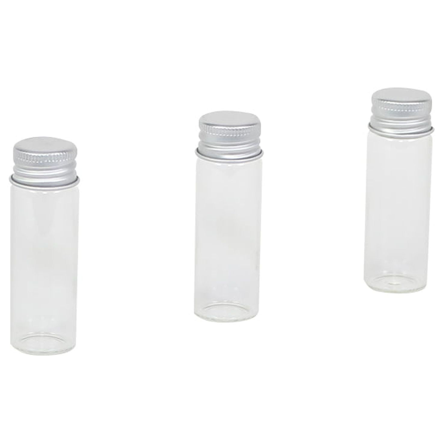 Everything Mary 3 Piece Glass Containers for Craft and Hobby Storage Set (12 Packs of 3)