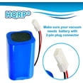 thumbnail image 3 of HQRP Battery Compatible with BOBSWEEP Bob Standard, Bob PetHair, Junior WJ540011 Robotic Robot Vac Vacuum Cleaner, 3 of 6