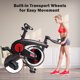 superfit indoor cycling stationary bike silent belt drive adjustable resistance