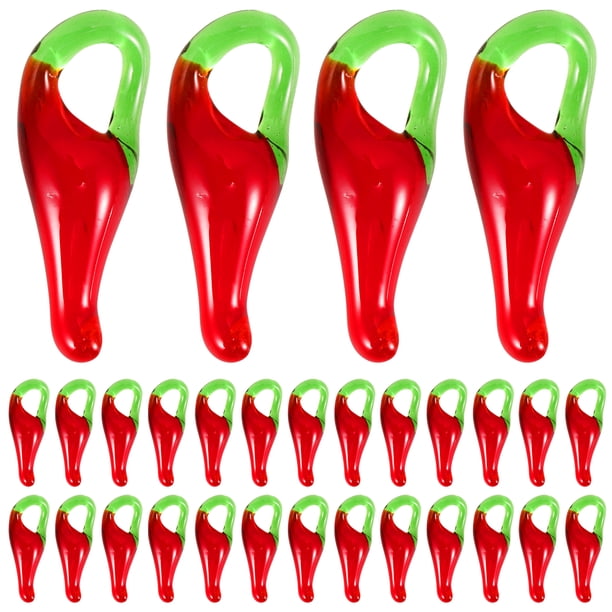 50 Uds. De dijes para pendientes Diy de pimienta, manualidades, collares, colgantes, pulseras, dijes, decoraciones
