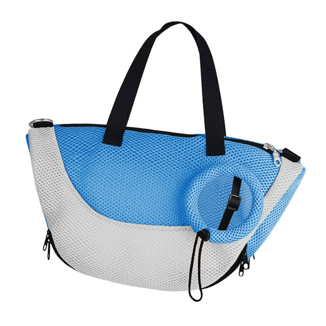 Bolsa de aseo para gatos Bolsa de ducha duradera para gatos para cortar uñas Examen bucal Oído azul