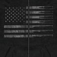 thumbnail image 2 of Hot Leathers GMZ4414 Men’s ‘American Flag Bullets’ Black Hoodie with Zipper Closure X-Large, 2 of 2
