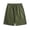 j16-Army Green, variant on Mens Shorts Father's Day Gifts Summer Casual Solid Color Mid Waist Elastic Band Bermuda Male Loose Fashion Comfortable Breathable Soft Daily Versatile Shorts With Large Pockets,L