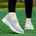 thumbnail image 2 of Womens Shoes,Comfortable Shoes Knitted Mesh Soft Bottom for Casual Wear Comfortable Shoes for Shallow Mouth,Shoes for Women,Grey,6.5, 2 of 9
