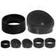 thumbnail image 1 of AURARMLET 6Ud Copa Para Ocular De Microscopio Con Material Resistente De Plástico Negro Para Lentes Ópticos, 1 of 8