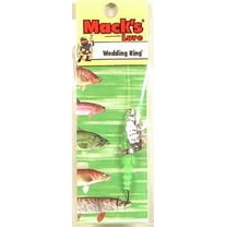 Mack's Lure Wedding Ring Spinner Classic Series Hammered Nickel Flo Chartreus 10