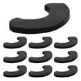 thumbnail image 2 of Support d'Haltères Noir Durable pour Rangement avec Support Robuste et Réduction de Bruit 10 Pcs, 2 of 8
