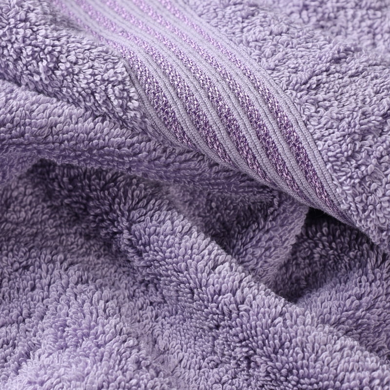 Superior Egyptian Cotton Absorbent 3-Piece Royal Purple Towel Set