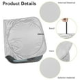 thumbnail image 7 of Jeiento Funny Husky Car Windshield Sun Shade Automotive Accessories Auto Vehicle Shield Reflector Blocking Screen Cover Easy to Install Folding Car Sun Shade for Front Window, 7 of 7