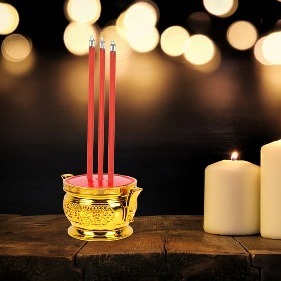 UPKOCH 12Pcs Electronic Incense Burner Stick For Zen Practice With Pvc Material