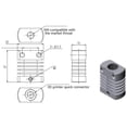 thumbnail image 3 of Miulika 3D Printer Extruder Aluminum Heat Radiator Heatsink Cooling Fin 22x27mm Blue, 3 of 4