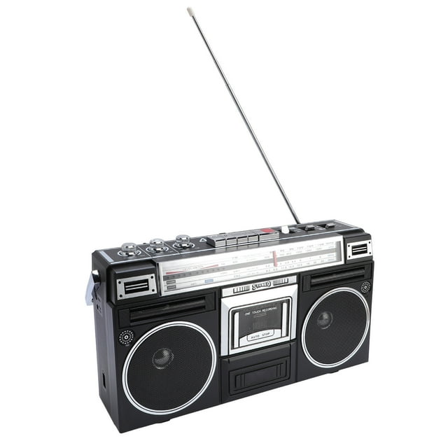 Cassette Player Recorder, Bass Boost, Cassette to MP3 Converter, 6 R20 Batteries, MW SW1 SW2 Radio Bands