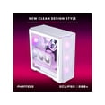 thumbnail image 2 of Phanteks Eclipse G500A DRGB, High Performance Mid-Tower Case, Mesh Front Panel, Integrated D/A-RGB Lighting, Tempered Glass Window, 3x M25-140 D-RGB Fans, Matte White, 2 of 5