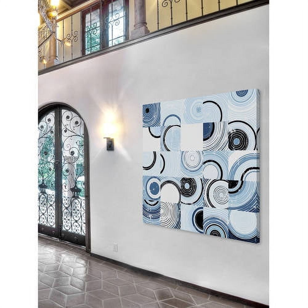 "Swirl Puzzle" Painting Print on Wrapped Canvas