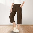 thumbnail image 2 of DXOUPM Girls Pants Summer Casual Loose Straight Trousers with Adjustable Drawstring Hem, 2 of 3